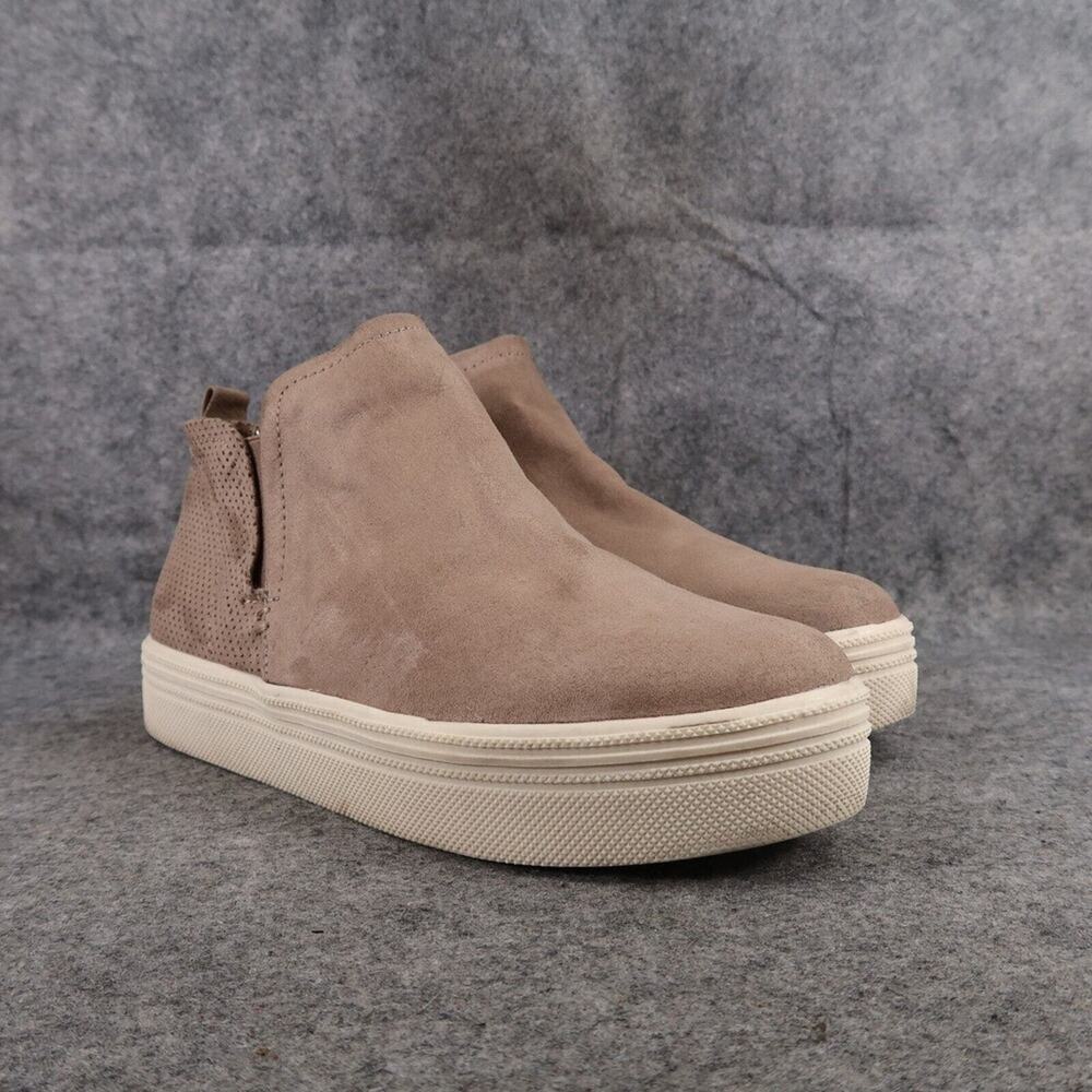 Universal Thread Shoes Womens 9 Fashion Sneakers Slip On High Top Platform Brown